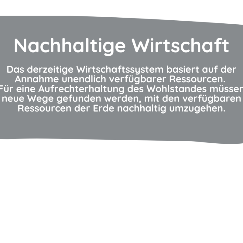Nachhaltige Wirtschaft